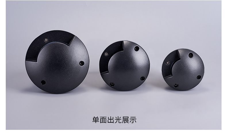 侧透光地埋灯